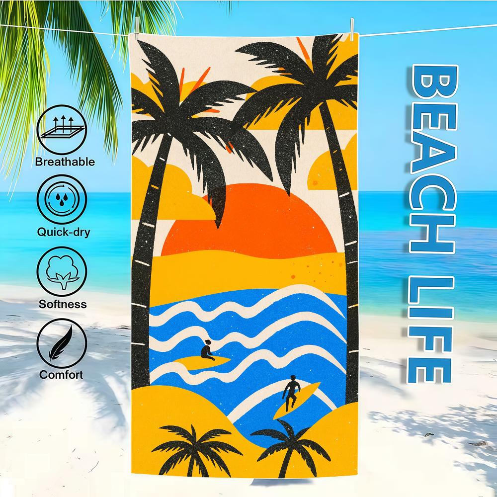 Towel Scenery Textile Bathrobe Beach Quick-Drying Lightweight Portable Camping Beach Swim Pool Travel W40*H60(CM)
Towel Scenery Textile Bathrobe Beach Quick-Drying Lightweight Portable Camping Beach Swim Pool Travel W40*H60(CM)