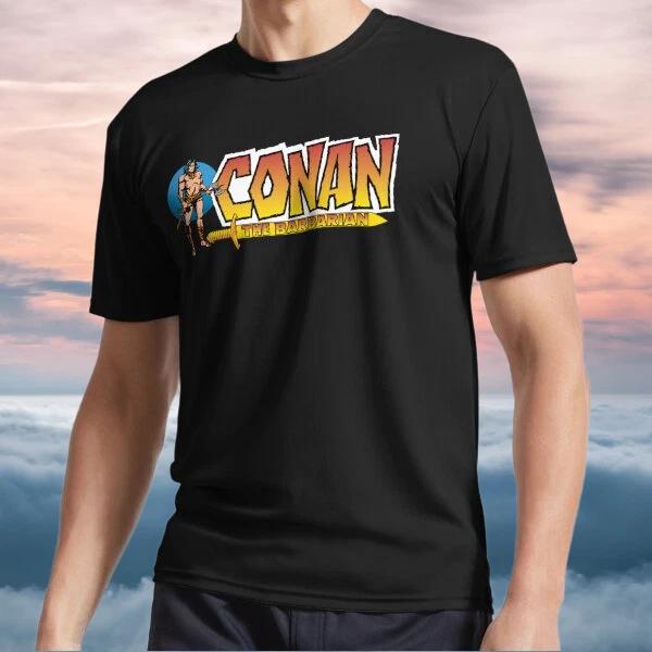 New Shirt CONAN THE BARBARIAN TITLE ART Logo TEE T-Shirt Funny Size S to 5XL M
New Shirt CONAN THE BARBARIAN TITLE ART Logo TEE T-Shirt Funny Size S to 5XL M