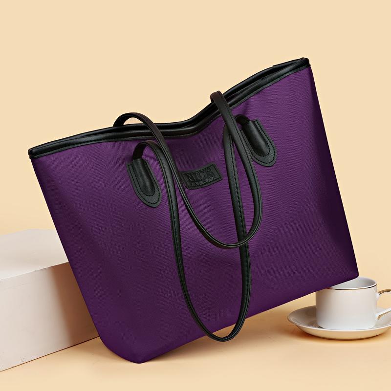 Casual large-capacity bag women s new simple shoulder bag Oxford cloth commuter student tote bag фиолетовый
Casual large-capacity bag women s new simple shoulder bag Oxford cloth commuter student tote bag фиолетовый