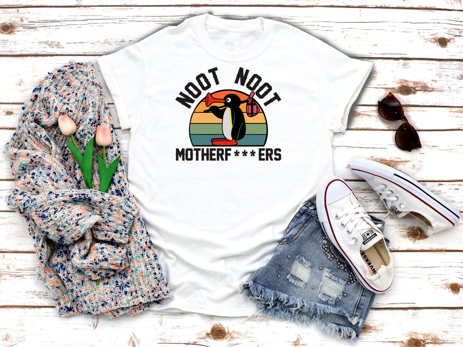 26 Pingu Noot Noot MotherF***ers woman 3 4 Short sleeve Quality t shirt A139 Unisex T-Shirt XL
26 Pingu Noot Noot MotherF***ers woman 3 4 Short sleeve Quality t shirt A139 Unisex T-Shirt XL