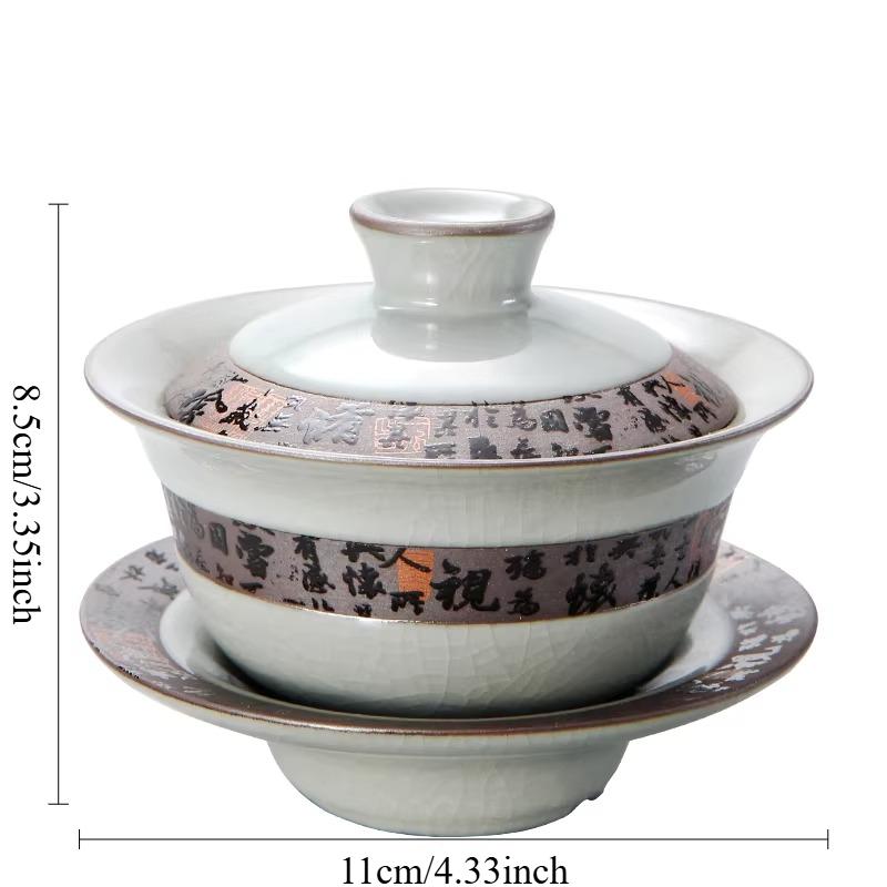 140ml Ge Kiln Lid Bowl Chinese Ceramic Tea Bowl Household Kungfu Tea Tasting Cup Tea Ceremony Accessories Teaware
140ml Ge Kiln Lid Bowl Chinese Ceramic Tea Bowl Household Kungfu Tea Tasting Cup Tea Ceremony Accessories Teaware