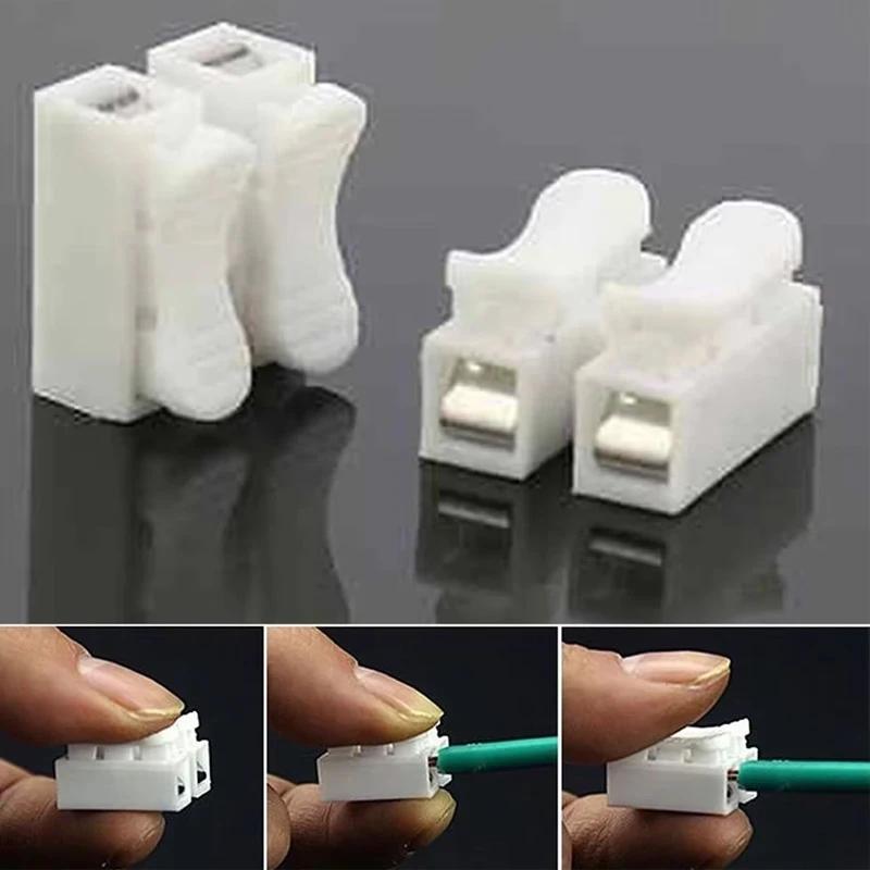 20/50Pcs No Solding Quick 1P 2P Cable Wire Connector No Screw Terminal Block Spring Clamp 20PCS
20/50Pcs No Solding Quick 1P 2P Cable Wire Connector No Screw Terminal Block Spring Clamp 20PCS