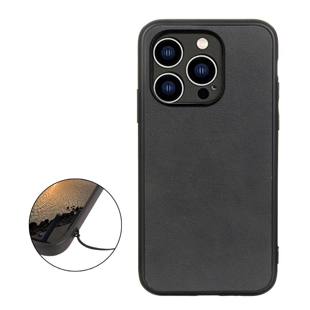 For iPhone 15 Pro Max PC+TPU+PU Leather Anti-Scratch Phone Case Cowhide Texture Back Cover Black
For iPhone 15 Pro Max PC+TPU+PU Leather Anti-Scratch Phone Case Cowhide Texture Back Cover Black
