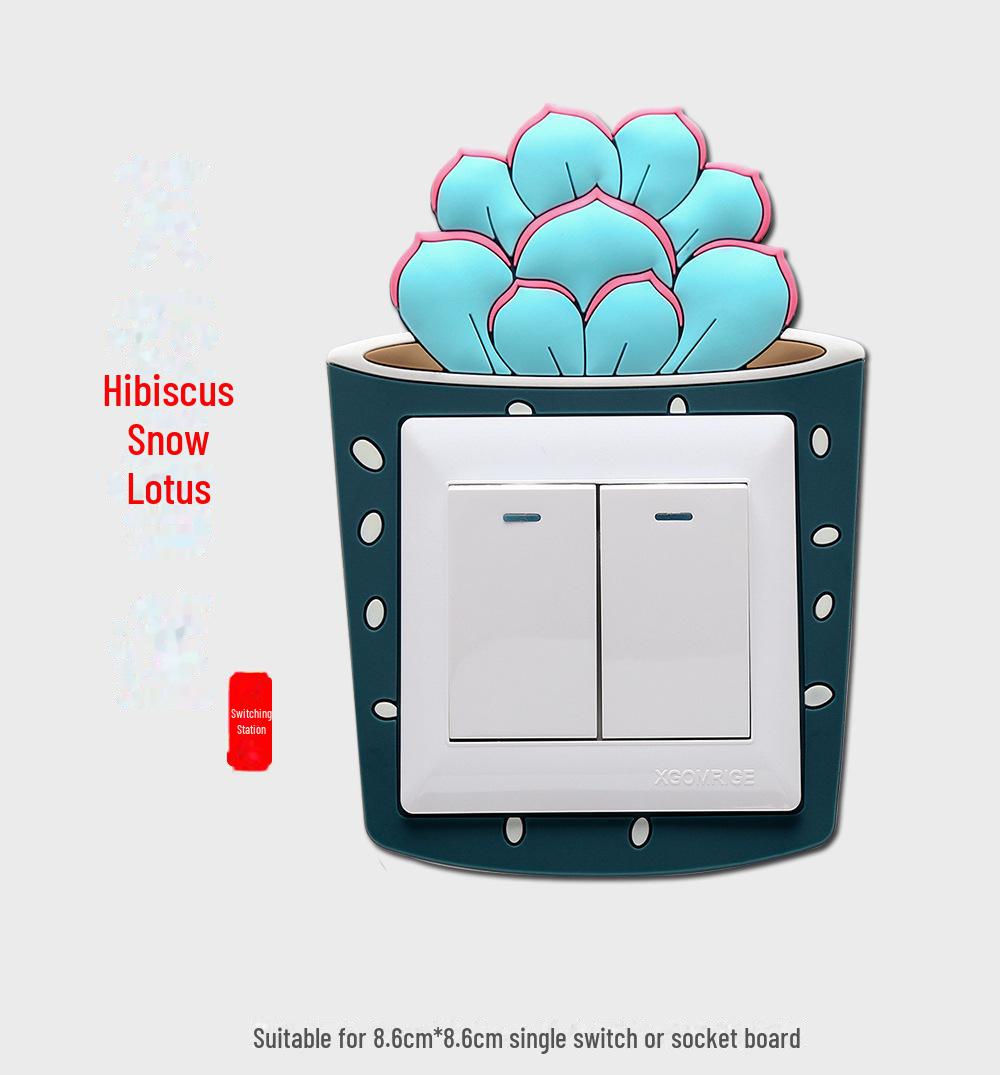 Luminous Cactus Switch Cover: Creative Wall Stickers and Decorative Socket Covers 8.6cm Switch
Luminous Cactus Switch Cover: Creative Wall Stickers and Decorative Socket Covers 8.6cm Switch