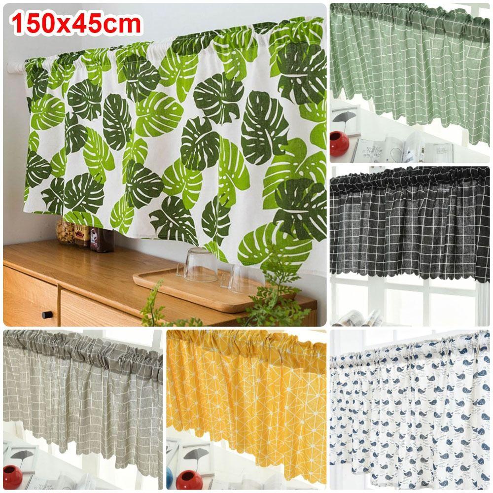 1Pcs Polyester Window Curtain Valance Hem Window Drapes for Cabinet Door Bedroom Style 4
1Pcs Polyester Window Curtain Valance Hem Window Drapes for Cabinet Door Bedroom Style 4