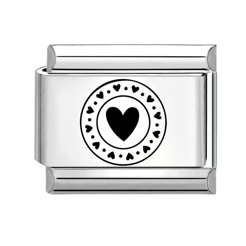 Cute Laser Engraving DIY Italian Charm Bracelet Butterfly Cat Heart Fish Music Beads 9MM Stainless Steel Personalized Jewelry
Cute Laser Engraving DIY Italian Charm Bracelet Butterfly Cat Heart Fish Music Beads 9MM Stainless Steel Personalized Jewelry