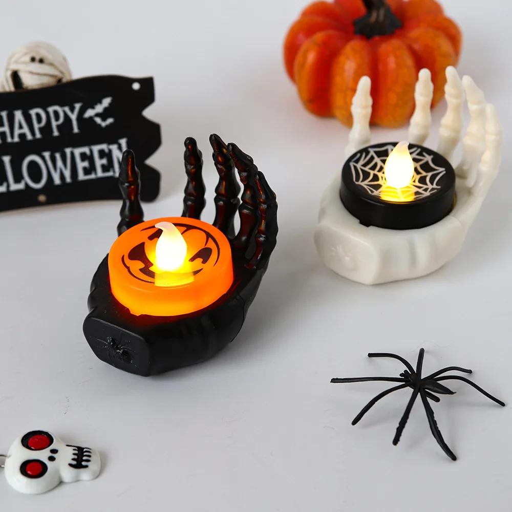LED Candlesticks Lamp Halloween Electronic Candle Palm Rest Night Light Battery Powered For Halloween Party Decor Supplies 1Pcs
LED Candlesticks Lamp Halloween Electronic Candle Palm Rest Night Light Battery Powered For Halloween Party Decor Supplies 1Pcs