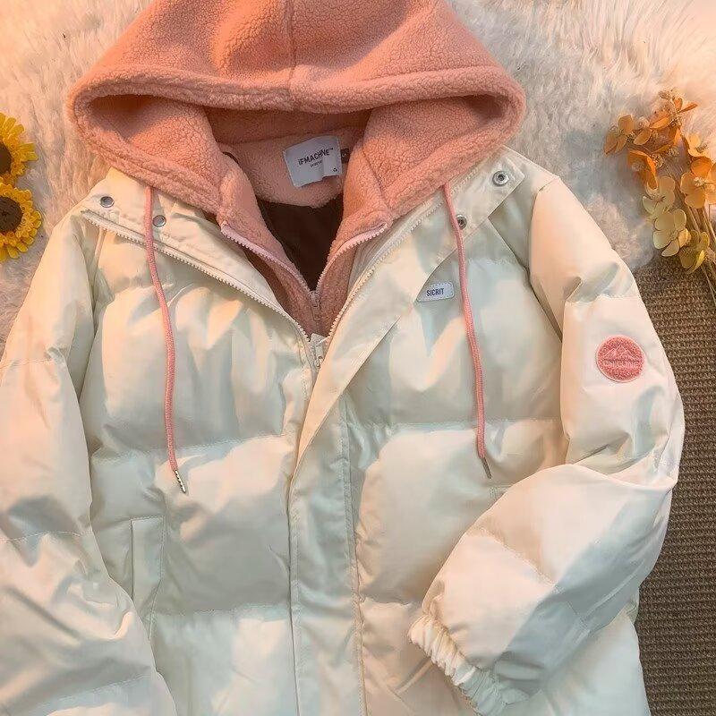 2025 Unisex Winter Hooded Cotton Jacket: Hong Kong & American Style, Fake Two-Piece Design Large белый
2025 Unisex Winter Hooded Cotton Jacket: Hong Kong & American Style, Fake Two-Piece Design Large белый