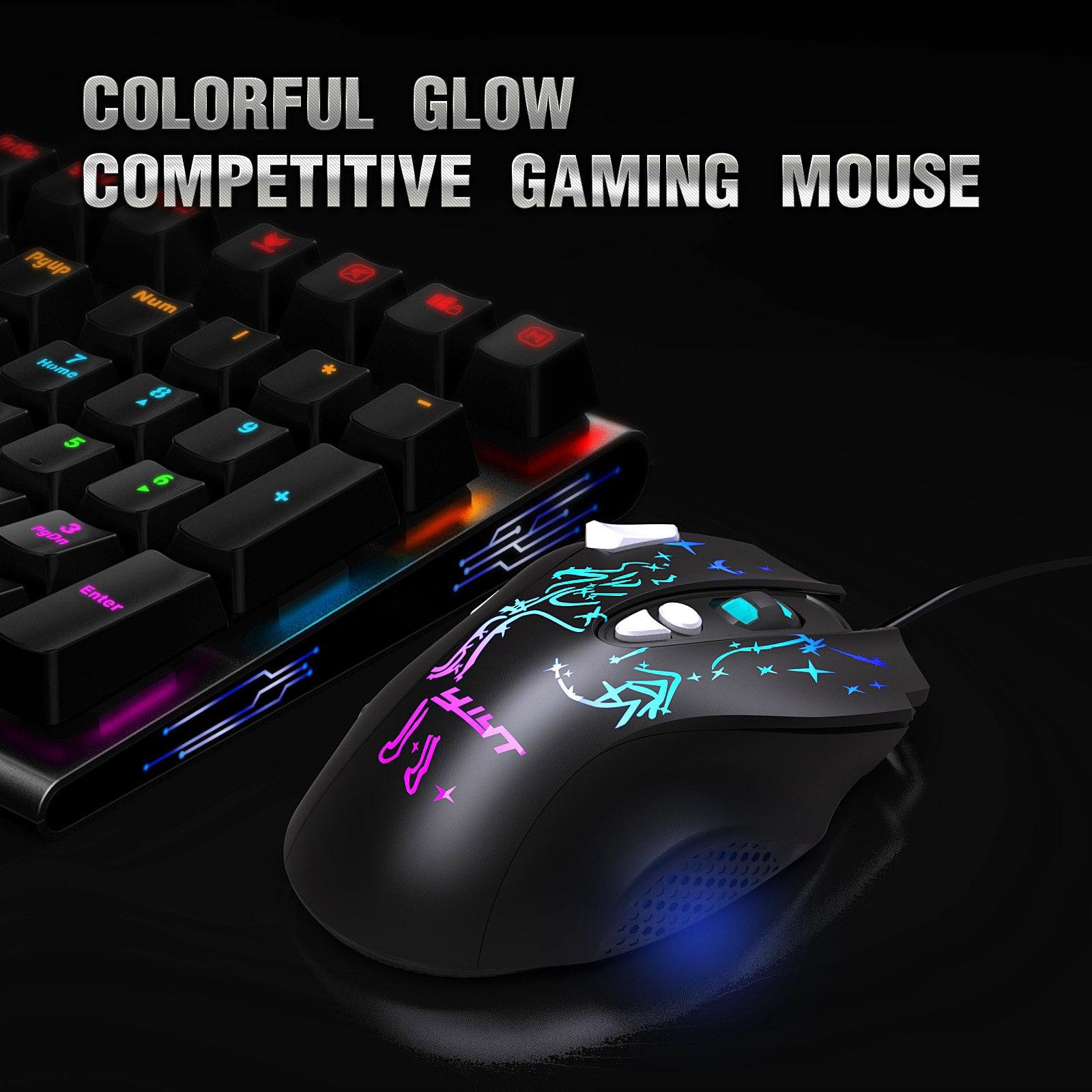 YWYT G855 Wired RGB Gaming Mouse 8-Button 6400 DPI Office Home Mice with Side Buttons As Shown A
YWYT G855 Wired RGB Gaming Mouse 8-Button 6400 DPI Office Home Mice with Side Buttons As Shown A