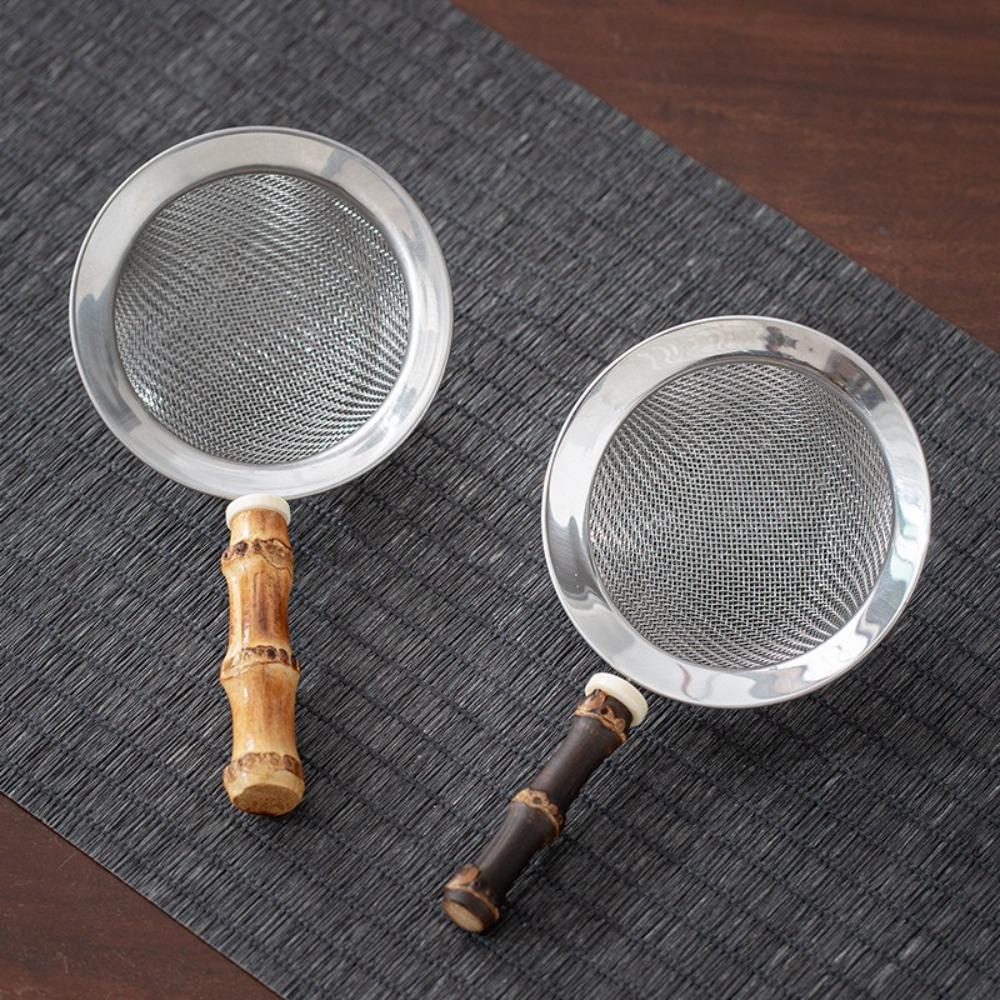 Bamboo Tea Strainer Stainless Steel Cocktail Sieve Portable Fine Mesh Strainer for Kitchen 01
Bamboo Tea Strainer Stainless Steel Cocktail Sieve Portable Fine Mesh Strainer for Kitchen 01