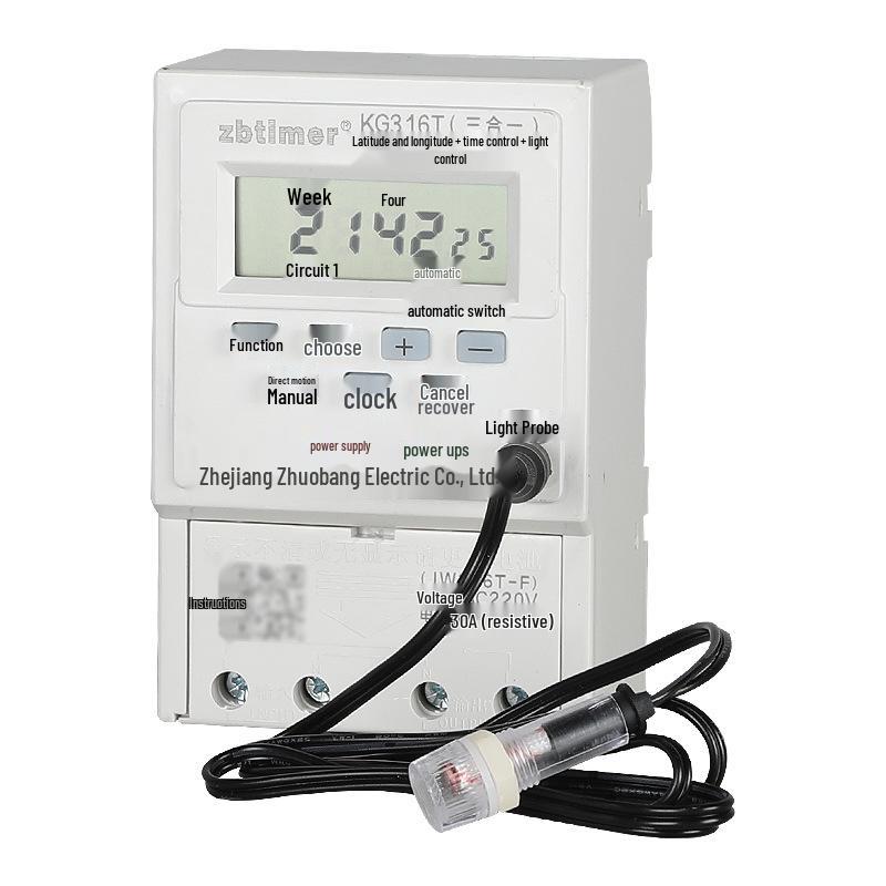 Jingwei JWKG316 220V Street Light Timer with Latitude & Longitude Control Latitude and Longitude Timer
Jingwei JWKG316 220V Street Light Timer with Latitude & Longitude Control Latitude and Longitude Timer