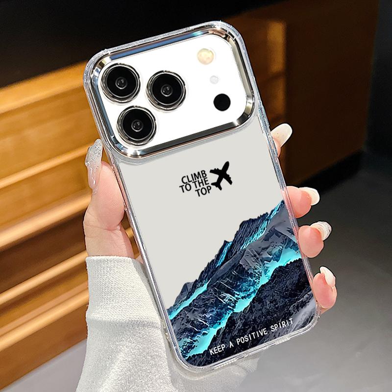 Чехол с покрытием и рамкой для линзы для iPhone 17 Pro Max С узором «Пейзаж: самолет, снежная гора» Прозрачный мягкий чехол для iPhone 16 15 14 13 Pro Max 11 16E 17E iPhone 13 Pro прозрачный
Чехол с покрытием и рамкой для линзы для iPhone 17 Pro Max С узором «Пейзаж: самолет, снежная гора» Прозрачный мягкий чехол для iPhone 16 15 14 13 Pro Max 11 16E 17E iPhone 13 Pro прозрачный