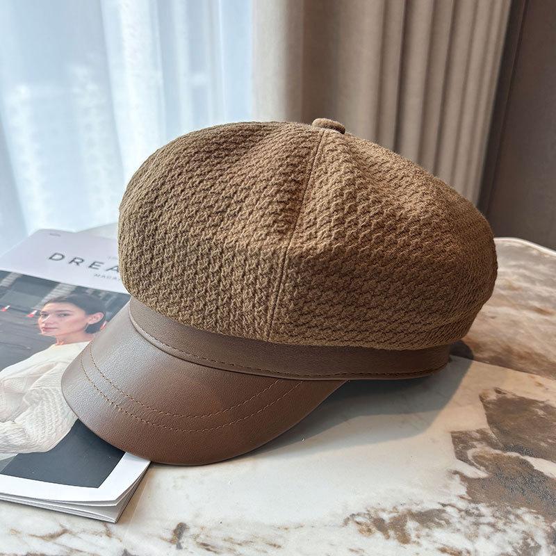 Женская стильная шапка-берет, легкая вязаная шапка художника, кепка газетчика в стиле ретро в городском стиле для осени/весны, повседневная, подарок на Рождество Adjustable кофейный
Женская стильная шапка-берет, легкая вязаная шапка художника, кепка газетчика в стиле ретро в городском стиле для осени/весны, повседневная, подарок на Рождество Adjustable кофейный
