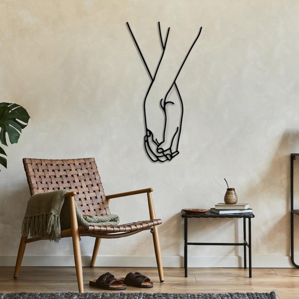 Metal Wall Art Couple Hands Abstract Wire Sculpture Lovers Bedroom Decor Housewarming Gift M чёрный
Metal Wall Art Couple Hands Abstract Wire Sculpture Lovers Bedroom Decor Housewarming Gift M чёрный