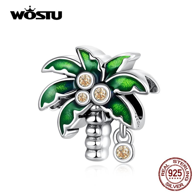 WOSTU 925 Silver Coconut Tree Charm Green Enamel Zircon Beads Pendant Fit Bracelet For Women Jewelry CTC601 China Mainland
WOSTU 925 Silver Coconut Tree Charm Green Enamel Zircon Beads Pendant Fit Bracelet For Women Jewelry CTC601 China Mainland