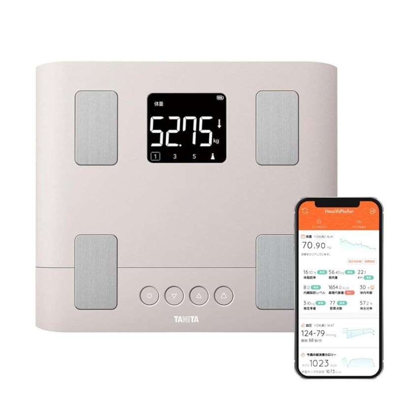 Tanita weight scale body composition analyzer Smartphone linked 50g unit backlight BC-332L PK pink watch over a child s growth
Tanita weight scale body composition analyzer Smartphone linked 50g unit backlight BC-332L PK pink watch over a child s growth