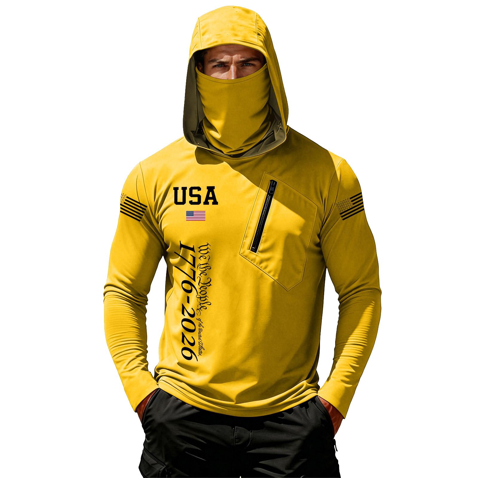 Men s Casual Hooded Long Sleeve Sunscreen Top XL жовтий
Men s Casual Hooded Long Sleeve Sunscreen Top XL жовтий