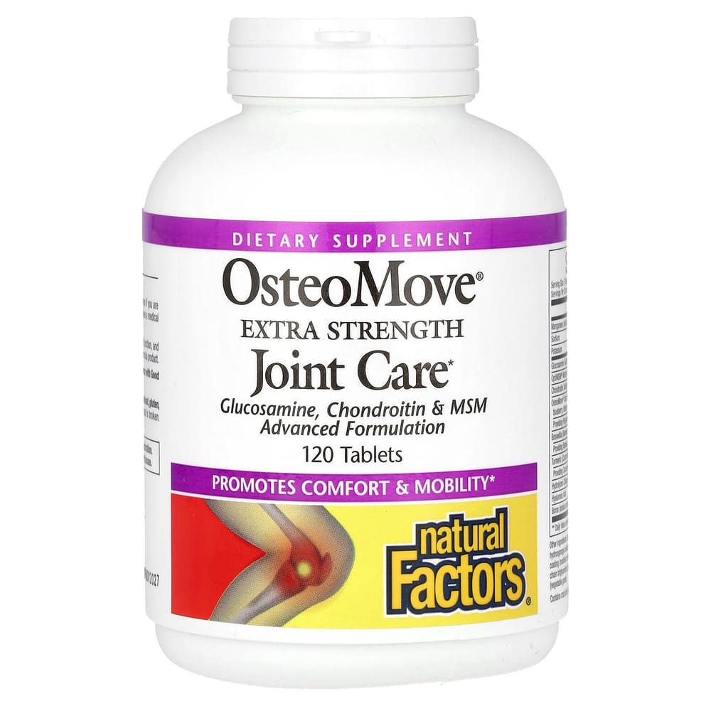 Natural Factors OsteoMove Extra Strength 120 Таблеток 120 pcs - 1 ea
Natural Factors OsteoMove Extra Strength 120 Таблеток 120 pcs - 1 ea