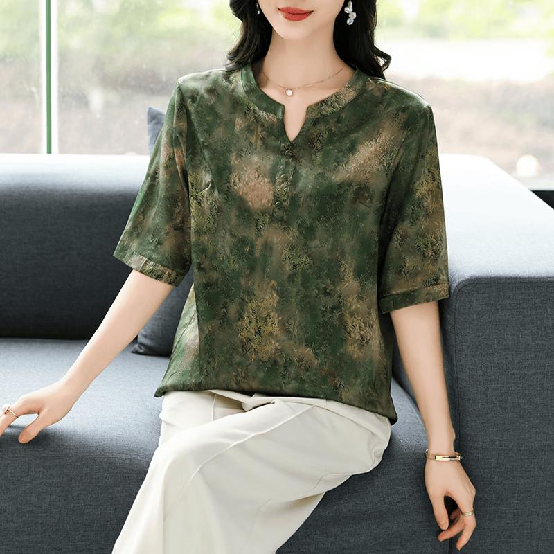 Mid-Age Women s New Chinese Style Printed Half-Sleeve T-Shirt 4XL
Mid-Age Women s New Chinese Style Printed Half-Sleeve T-Shirt 4XL