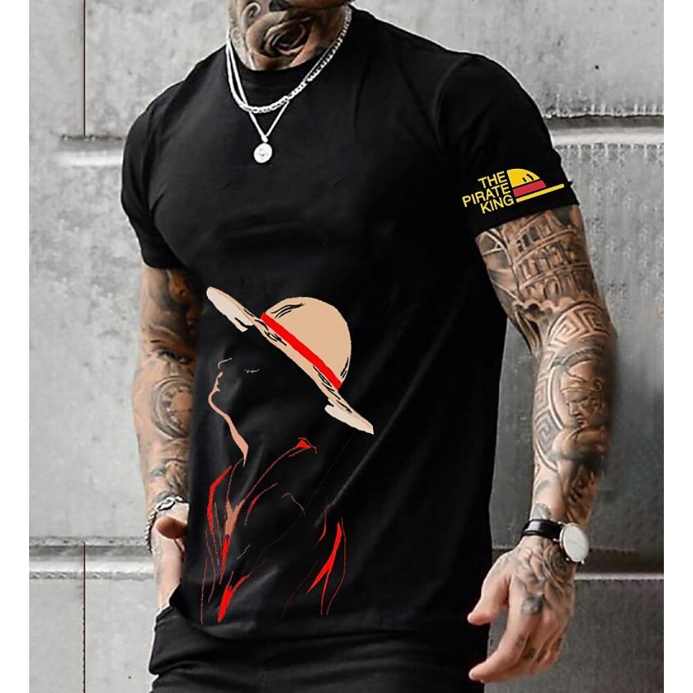 One Piece Monkey D. Luffy T-shirt Anime Cartoon Anime 3D Classic Street Style For Couple s Men s S
One Piece Monkey D. Luffy T-shirt Anime Cartoon Anime 3D Classic Street Style For Couple s Men s S