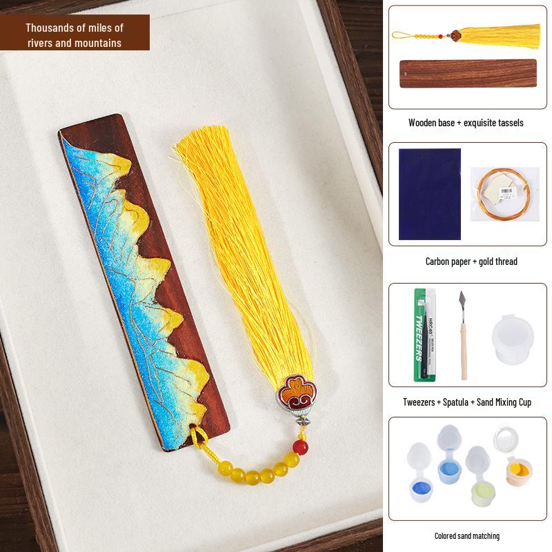 Handmade Children s Day DIY Enamel Cloisonné Bookmark - Intangible Heritage Jingtailan Cultural Gift
Handmade Children s Day DIY Enamel Cloisonné Bookmark - Intangible Heritage Jingtailan Cultural Gift