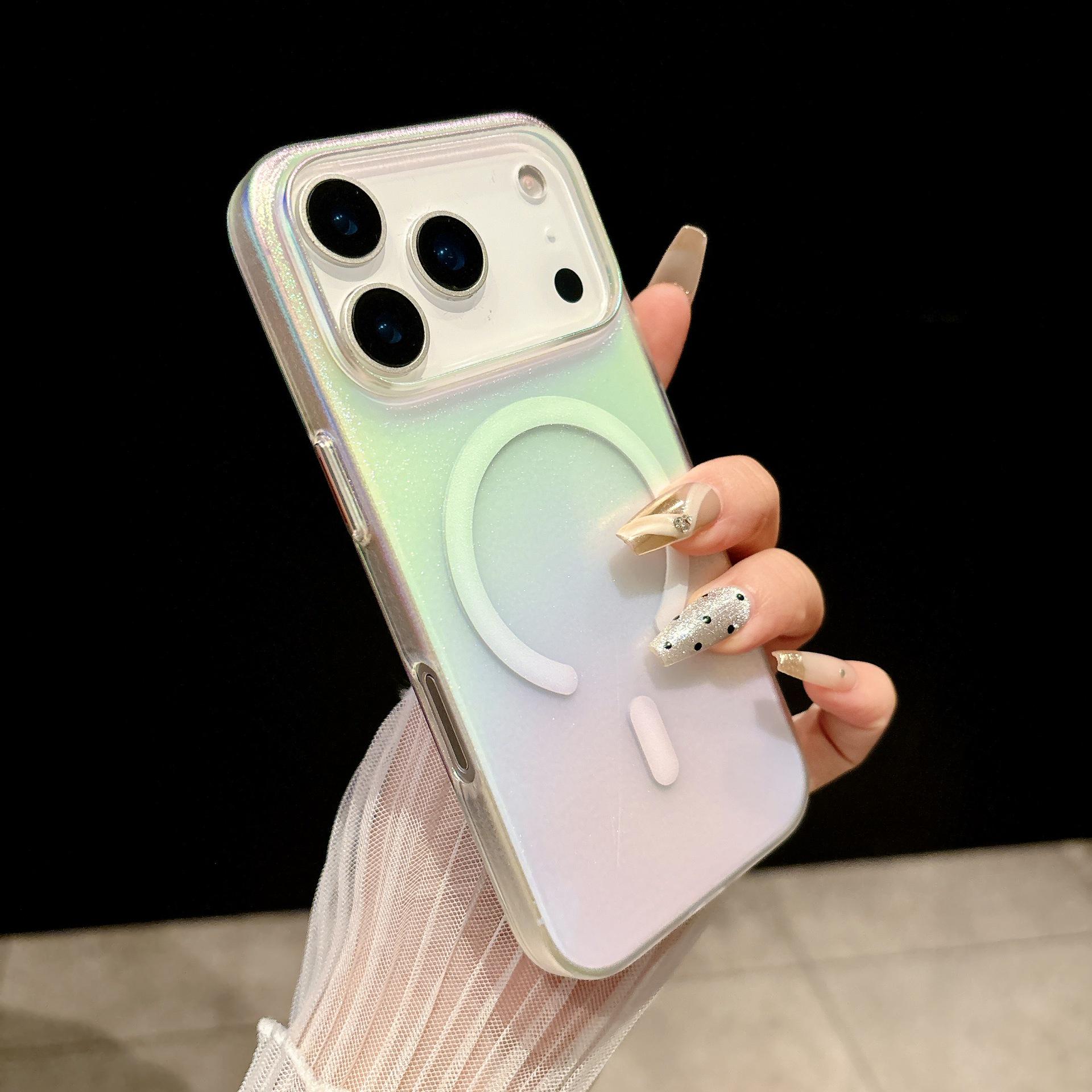 Переливний магнітний матовий чохол для телефону для iPhone 17 та 17 Pro iPhone 17 Pro прозорий/веселковий
Переливний магнітний матовий чохол для телефону для iPhone 17 та 17 Pro iPhone 17 Pro прозорий/веселковий