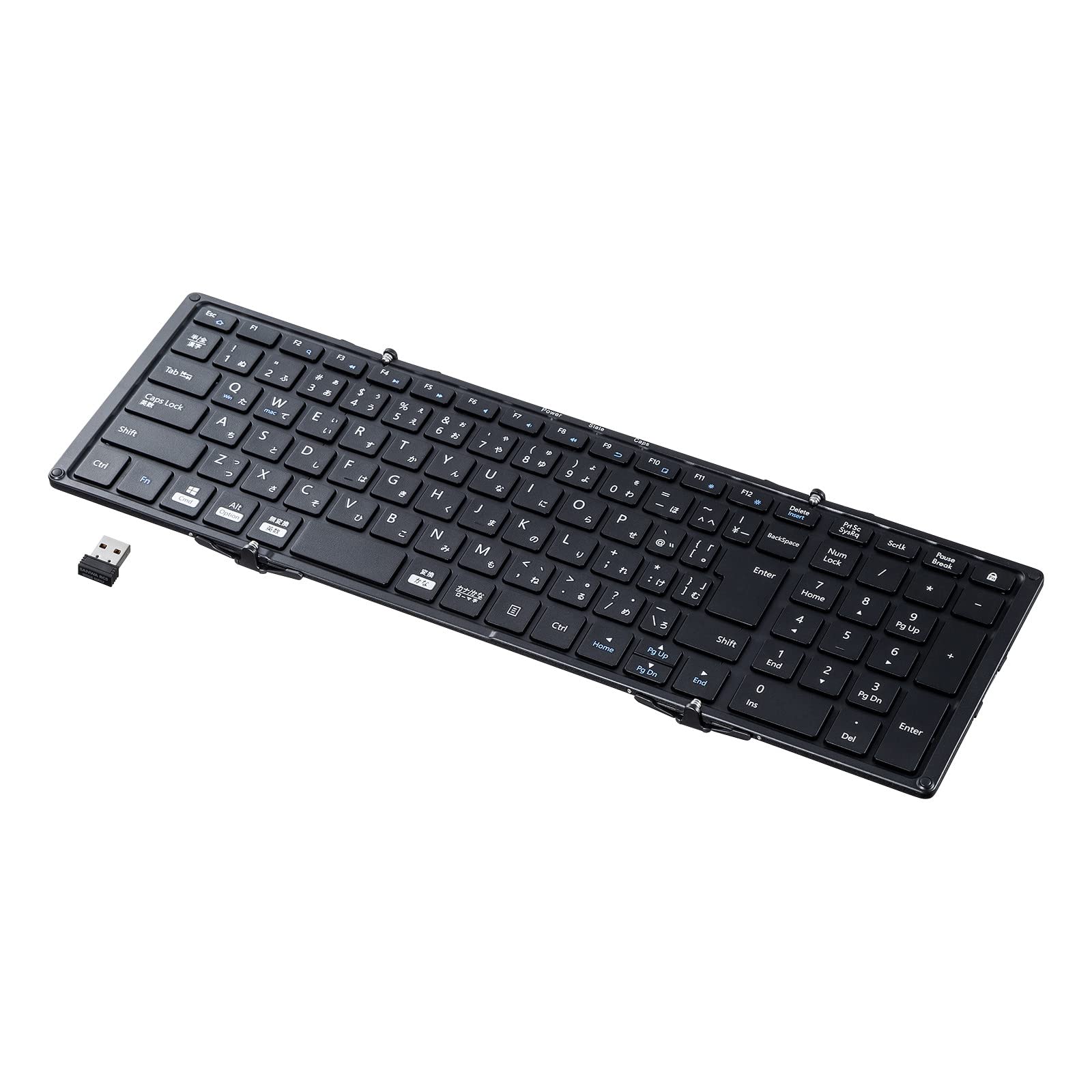 Sanwa Supply Keyboard Mobile Wireless A Full Size Pantograph Black Foldable/Rechargeable (USB Connection) SKB-WL35BK
Sanwa Supply Keyboard Mobile Wireless A Full Size Pantograph Black Foldable/Rechargeable (USB Connection) SKB-WL35BK