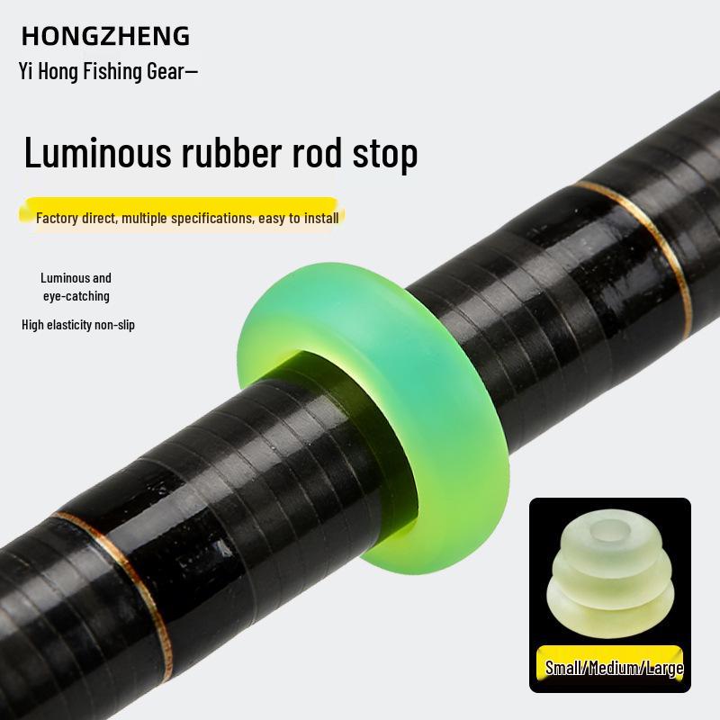 Luminous Non-slip Silicone High Elasticity Fishing Rod O-ring 2 Pieces
Luminous Non-slip Silicone High Elasticity Fishing Rod O-ring 2 Pieces