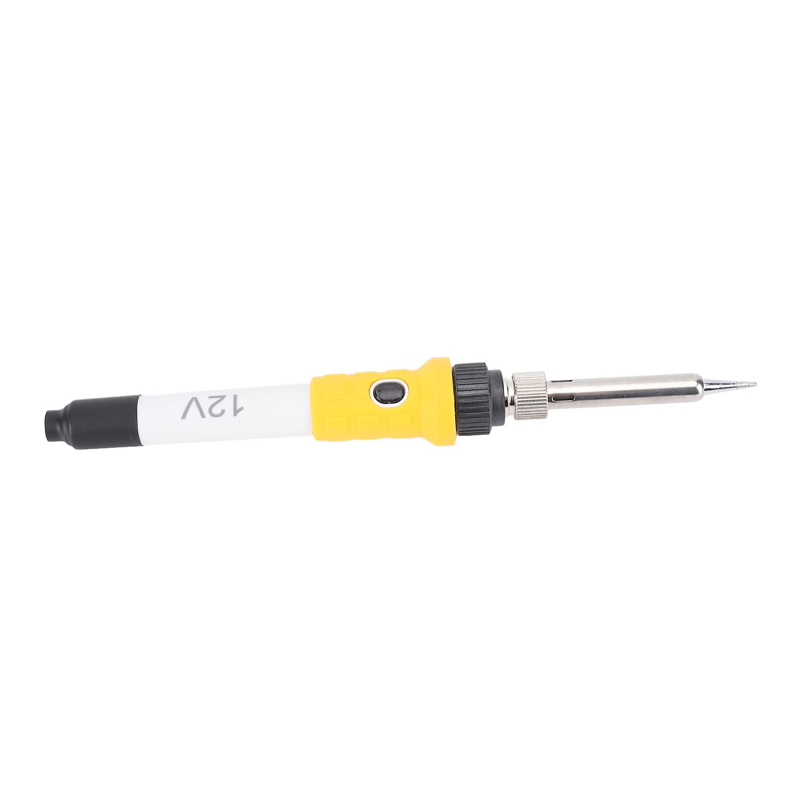 Electric Soldering Iron White DC 12V Insulated Silicone Handle Portable Car Clip Soldering Iron for Repairing
Electric Soldering Iron White DC 12V Insulated Silicone Handle Portable Car Clip Soldering Iron for Repairing