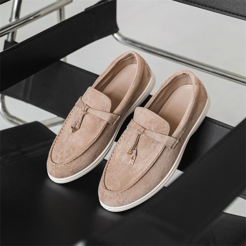 B-5 new 2025 men s suede beanie shoes one-pedal lazy casual loafers youth trend men s shoes 45 бежевий
B-5 new 2025 men s suede beanie shoes one-pedal lazy casual loafers youth trend men s shoes 45 бежевий