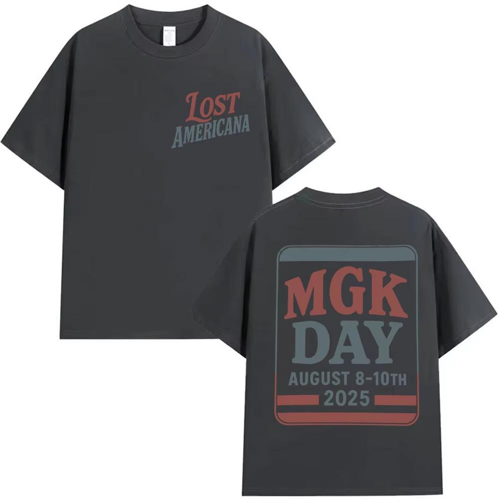 MGK Day Lost Americana 2026 Printed MenWomen Highquality Cotton Tshirt Vintage Harajuku Springsummer Shortsleeved Top 4XL
MGK Day Lost Americana 2026 Printed MenWomen Highquality Cotton Tshirt Vintage Harajuku Springsummer Shortsleeved Top 4XL