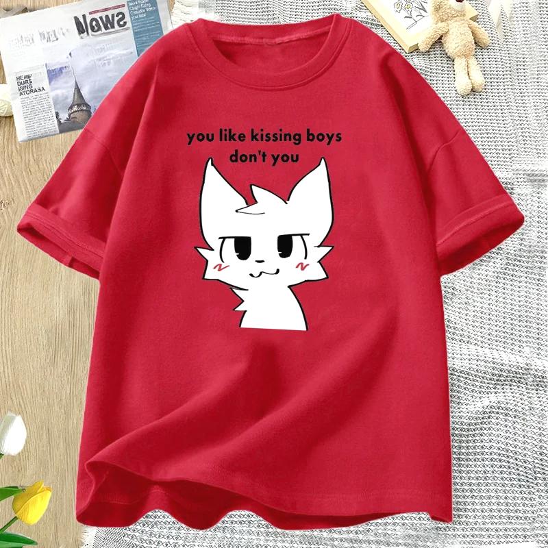 Boykisser Funny Furry Meme Graphic T Shirts Pride T-shirt Csaual Kissing Women Shirt Clothing Aesthetic Clothes 3XL
Boykisser Funny Furry Meme Graphic T Shirts Pride T-shirt Csaual Kissing Women Shirt Clothing Aesthetic Clothes 3XL