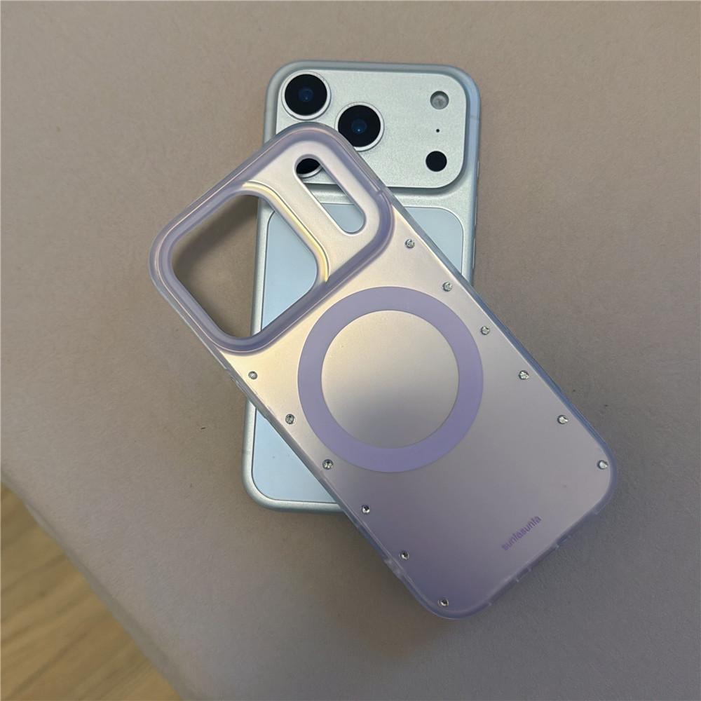 Elegant Purple Rhinestone Magnetic Phone Case, Compatible with iPhone 17 Pro Max/15 Pro/14/13, Korean Style, Premium Feel iPhone 15 Pro
Elegant Purple Rhinestone Magnetic Phone Case, Compatible with iPhone 17 Pro Max/15 Pro/14/13, Korean Style, Premium Feel iPhone 15 Pro