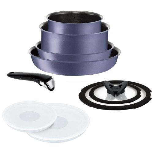 Tefal frying pan 9-piece set IH compatible Ingenio Neo IH Serenade Excellence Set 9 Titanium Excellence 6-layer coating L66491 T-fal with removable
Tefal frying pan 9-piece set IH compatible Ingenio Neo IH Serenade Excellence Set 9 Titanium Excellence 6-layer coating L66491 T-fal with removable
