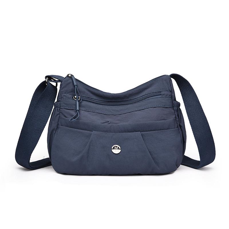 Повседневная и простая сумка кроссбоди, вместительная, легкая, многослойная женская сумка, сумка на одно плечо