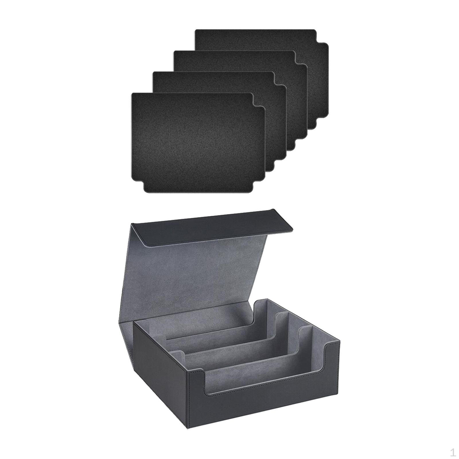 Коробка для колоды карточек Кожаный дисплей из искусственной кожи Магнитная застежка Прочный держатель для карт с рукавами
Коробка для колоды карточек Кожаный дисплей из искусственной кожи Магнитная застежка Прочный держатель для карт с рукавами