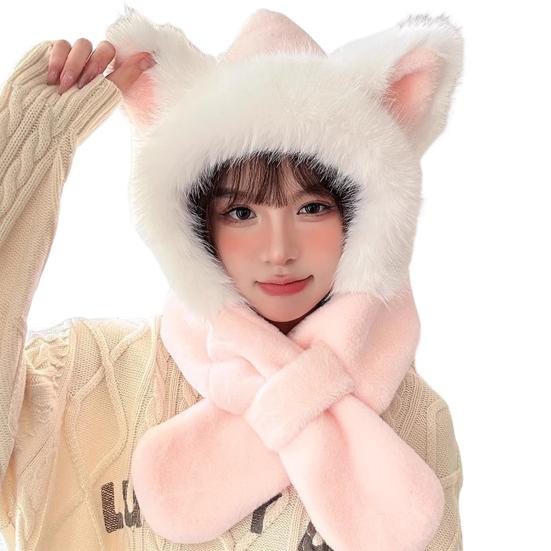 Зимняя утолщенная шапка Yousheng, шарф с украшением в виде лисьих ушей, супермягкая ветрозащитная милая модная уличная зимняя теплая шапка розовый
Зимняя утолщенная шапка Yousheng, шарф с украшением в виде лисьих ушей, супермягкая ветрозащитная милая модная уличная зимняя теплая шапка розовый