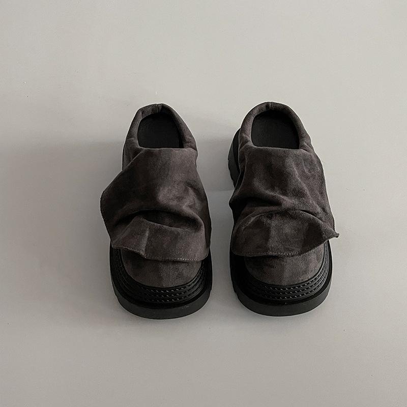 Fashion European ruffle leaf edge Birkenstock height-increasing slippers for women s summer wear 2025 spring new small bag head half drag 35 темно-серого
Fashion European ruffle leaf edge Birkenstock height-increasing slippers for women s summer wear 2025 spring new small bag head half drag 35 темно-серого