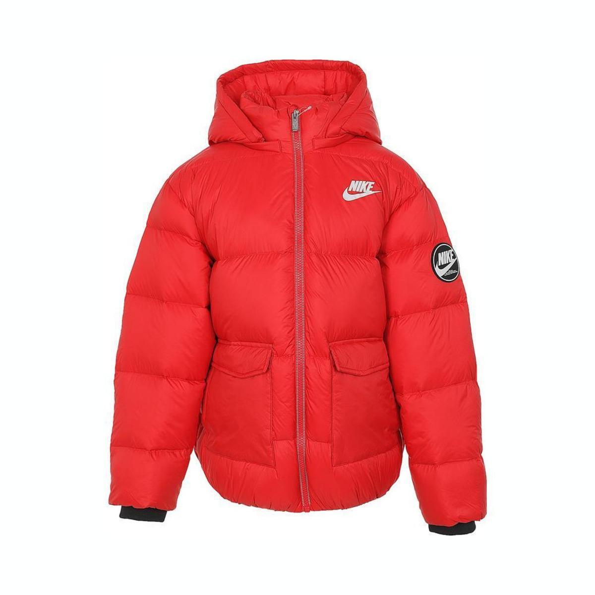 Nike Пуховик Простая удобная повседневная детская куртка красного цвета FV6969-657 XL
Nike Пуховик Простая удобная повседневная детская куртка красного цвета FV6969-657 XL