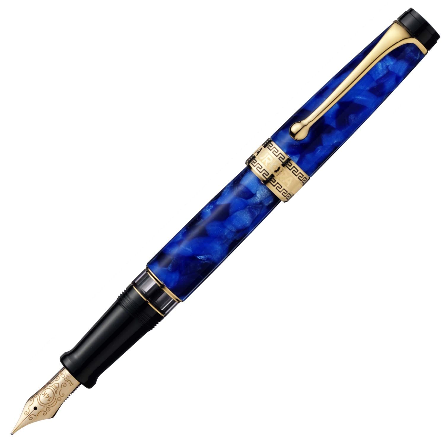Aurora Optima Fine Nib Fountain Blue Officially Imported 996-BF Pen, GT,
Aurora Optima Fine Nib Fountain Blue Officially Imported 996-BF Pen, GT,