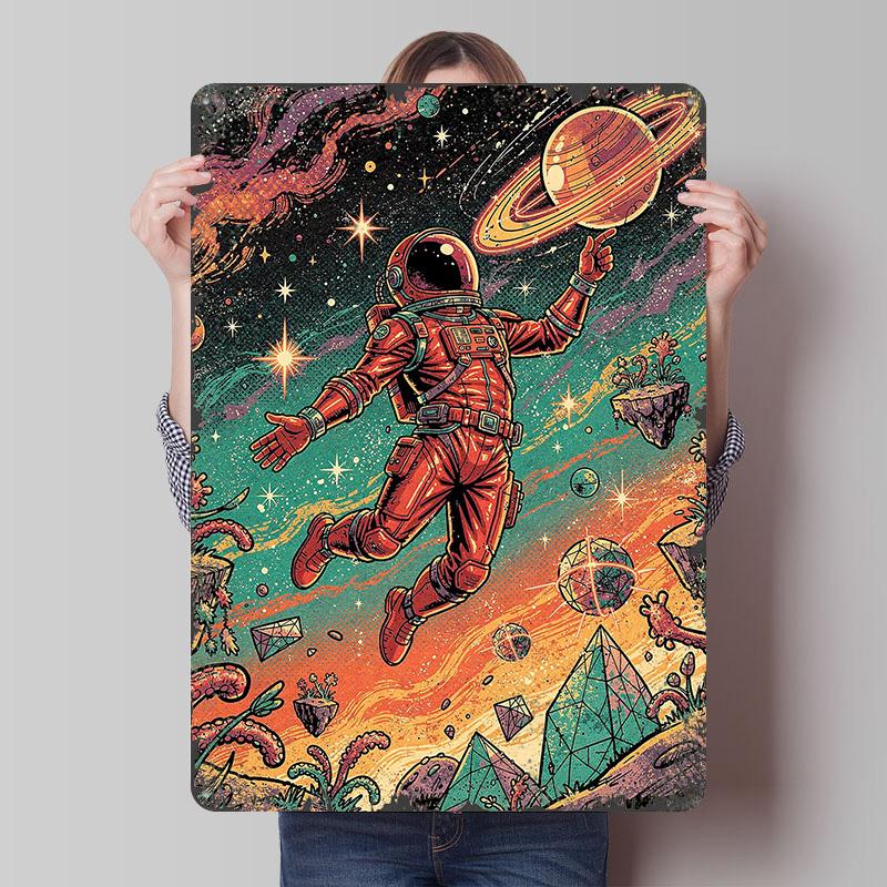 Retro Astronaut in Space Printed Poster Customized Wall Art Retro Vintage Metal Tin Signs for Gamer Room Decoration At Home Cozy 7.9x11.8In(20x30cm)
Retro Astronaut in Space Printed Poster Customized Wall Art Retro Vintage Metal Tin Signs for Gamer Room Decoration At Home Cozy 7.9x11.8In(20x30cm)