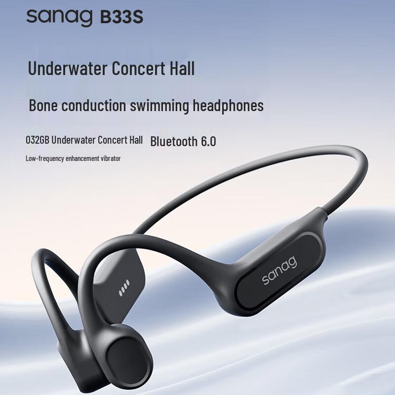 Saina B33S Bone Conduction Swimming Headphones
Saina B33S Bone Conduction Swimming Headphones