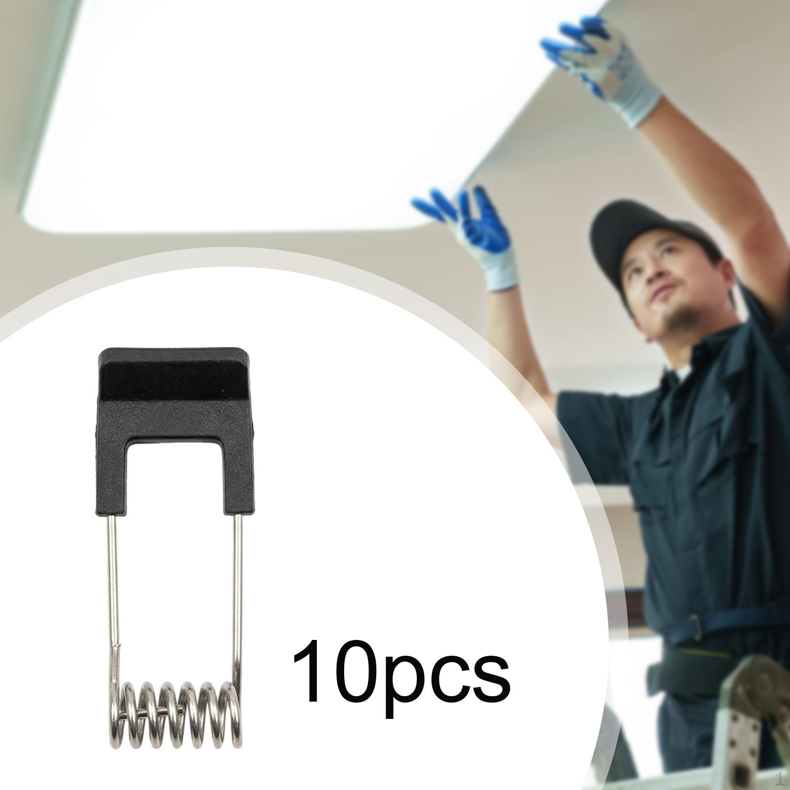 10 Downlight Panel Lamps with Spring Clamp, Light Output, Easy Installation, Mounting Hardware, чорний
10 Downlight Panel Lamps with Spring Clamp, Light Output, Easy Installation, Mounting Hardware, чорний