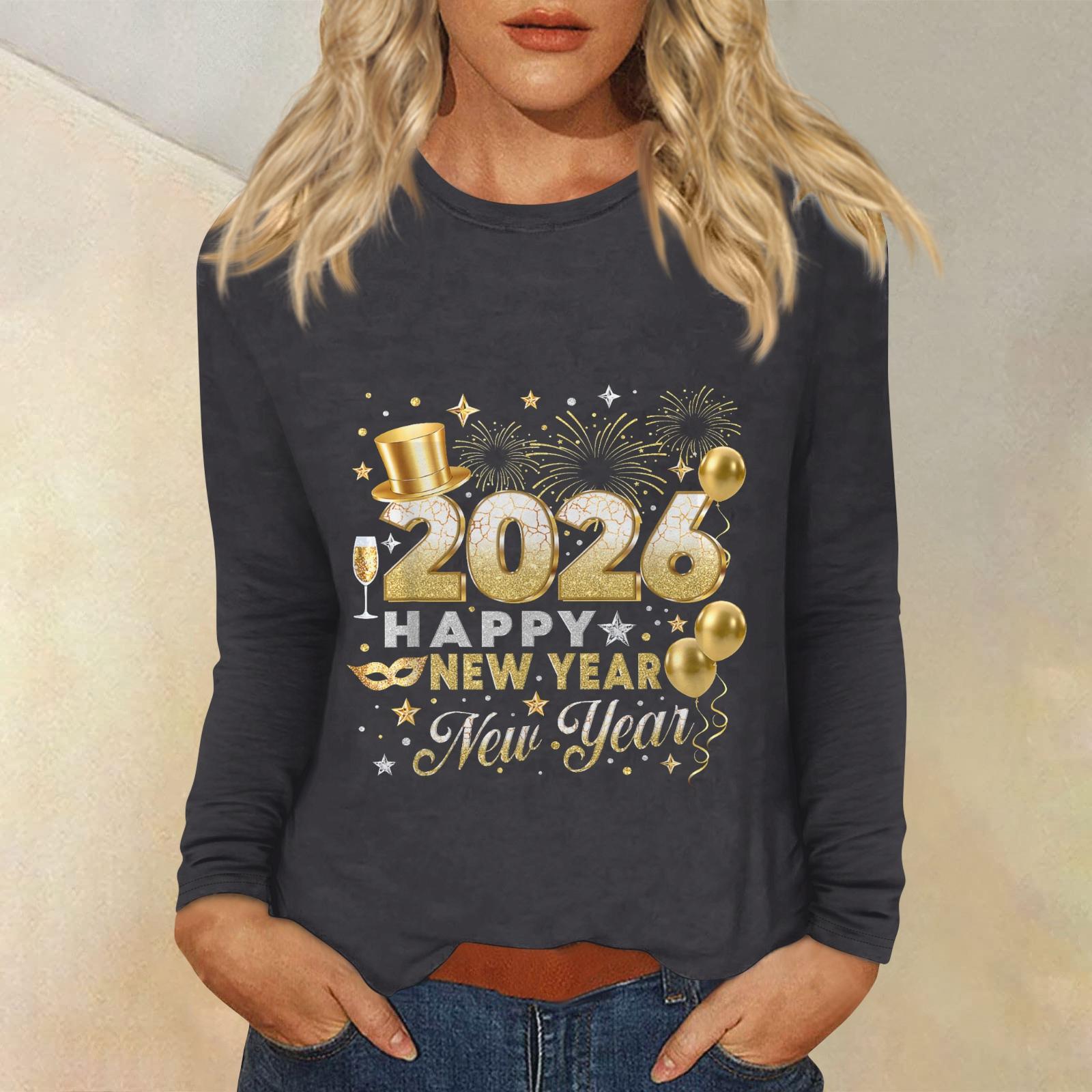 Women s Loose Comfortable Casual Fashion Round Neck New Year Printed Long Sleeve Top XL жовтий
Women s Loose Comfortable Casual Fashion Round Neck New Year Printed Long Sleeve Top XL жовтий