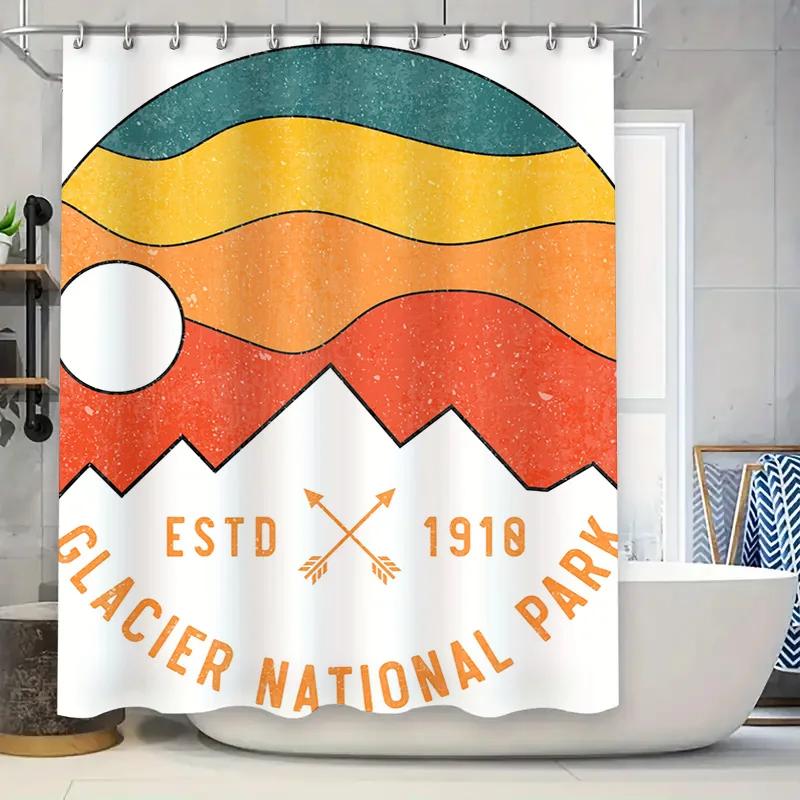 Glacier National Park Shower Curtain Rainforest Theme Home Decor Bathroom Waterproof Polyester Fabric Multicolor Orange Red Gree W60H190(CM)-1 Pcs
Glacier National Park Shower Curtain Rainforest Theme Home Decor Bathroom Waterproof Polyester Fabric Multicolor Orange Red Gree W60H190(CM)-1 Pcs