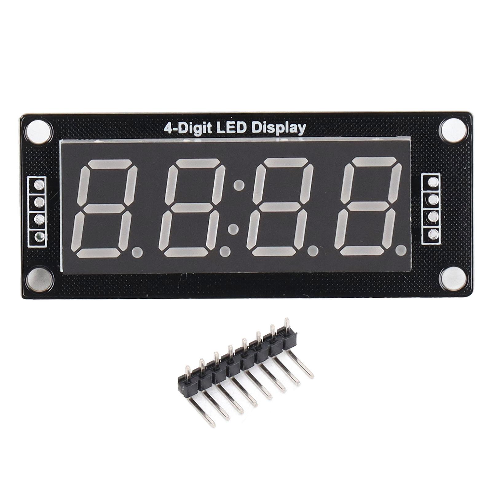 0.56in LED Display Module 4 Digit 7 Segment Digital Tube Clock Module with Pin Header 5V
0.56in LED Display Module 4 Digit 7 Segment Digital Tube Clock Module with Pin Header 5V