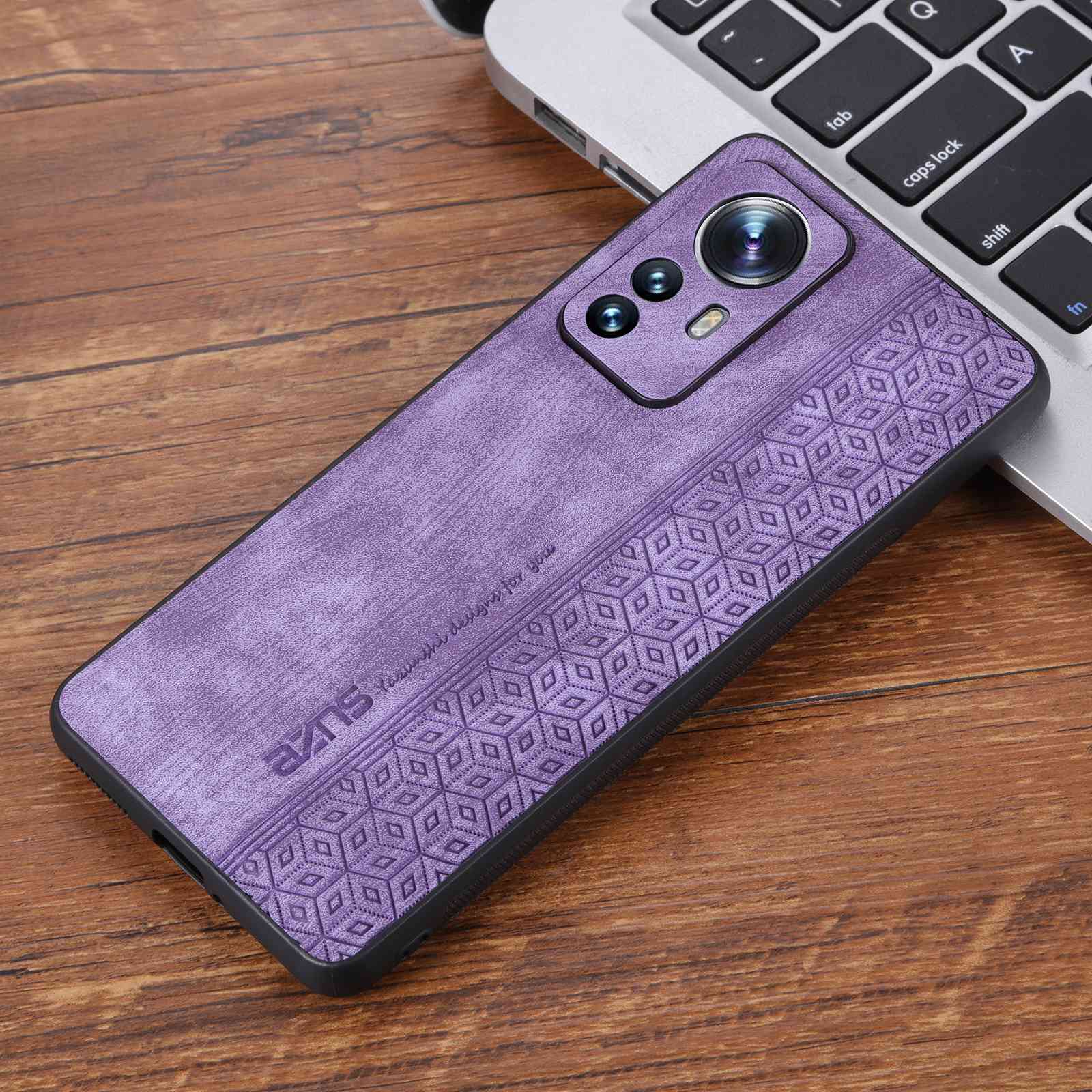 AZNS For Xiaomi 12 Pro 5G/12S Pro 5G/12 Pro (Dimensity) 5G Drop-proof Phone Case Imprinted Pattern PU Leather Coated TPU Phone Cover Purple
AZNS For Xiaomi 12 Pro 5G/12S Pro 5G/12 Pro (Dimensity) 5G Drop-proof Phone Case Imprinted Pattern PU Leather Coated TPU Phone Cover Purple