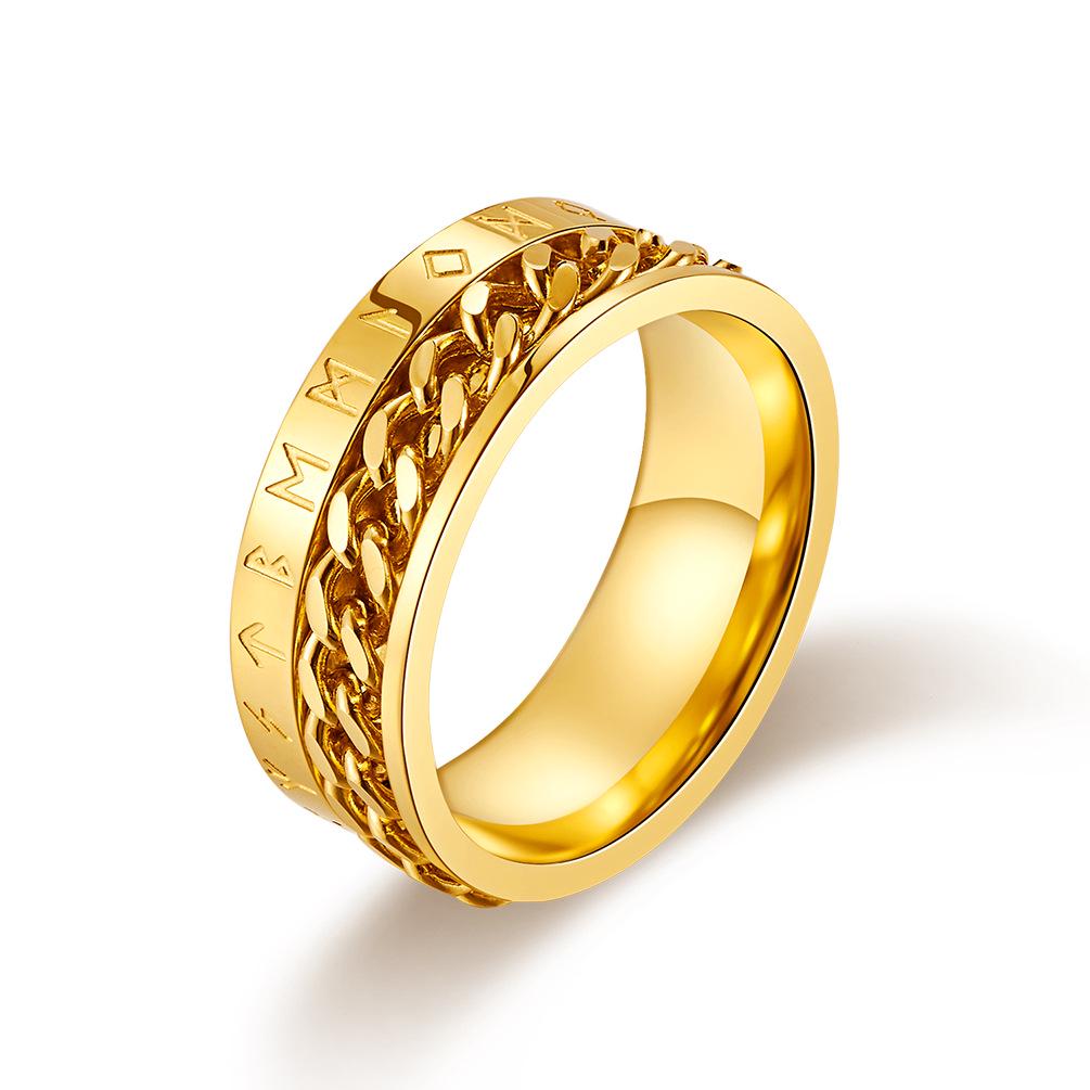 Модне антистресове кільце для тривоги Figet Spinner Rings для чоловіків і жінок Ретро скандинавське кільце з рунами вікінгів Кільце з нержавіючої сталі, що обертається 13
Модне антистресове кільце для тривоги Figet Spinner Rings для чоловіків і жінок Ретро скандинавське кільце з рунами вікінгів Кільце з нержавіючої сталі, що обертається 13