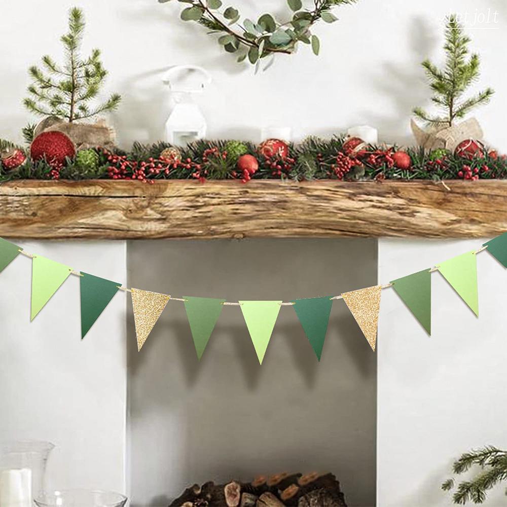 16pcs Gold And Green Triangular Flags, Baby Bride Gift Party, Birthday Party Decoration, Wedding Party Banner
16pcs Gold And Green Triangular Flags, Baby Bride Gift Party, Birthday Party Decoration, Wedding Party Banner