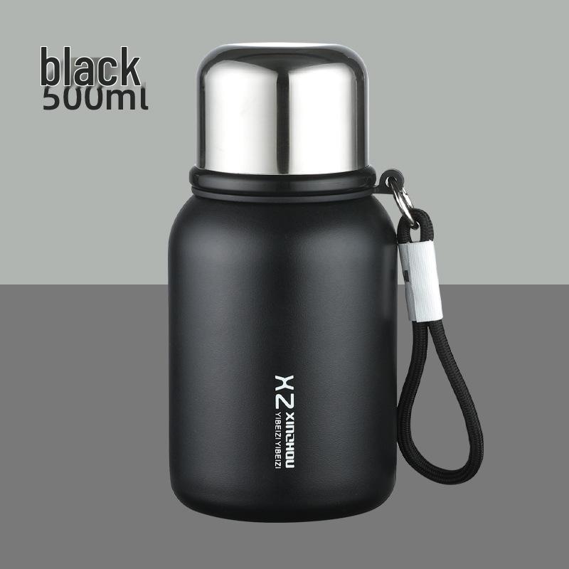 316 Stainless Steel Wide-Body Large Capacity Thermos Cup for Students - Portable and Durable 500ml чорний
316 Stainless Steel Wide-Body Large Capacity Thermos Cup for Students - Portable and Durable 500ml чорний